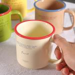 Minimalist White Coffee Mug with Text Design