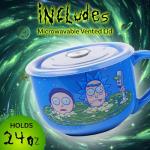 Rick and Morty Ceramic Soup Mug with Lid