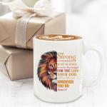 Inspirational Scripture Ceramic Mug for Men