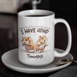 Funny Personalized Hamster Tea Mug for Animal Lovers