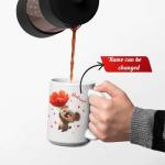 Custom Koala Poppy Flower Ceramic Mug