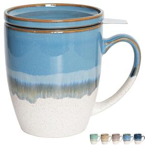 Bosmarlin 16 Oz Ceramic Tea Cup with Infuser