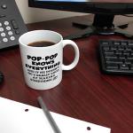 Funny Grandpa "Knows Everything" Coffee Mug 11oz