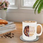 Inspirational Scripture Ceramic Mug for Men