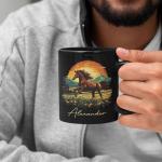 Personalized Horse Coffee Mug - Nature Inspired Design