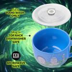 Rick and Morty Ceramic Soup Mug with Lid