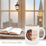 Inspirational Scripture Ceramic Mug for Men