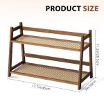 Bamboo 2-Tier Matcha Station Cup Stand