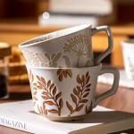 Noevany 11 oz Ceramic Mugs Set of 4