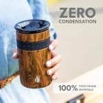Teak Wood Insulated Travel Coffee Tumbler 12oz