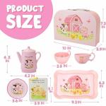 Lajeje Pink Barn Tea Party Set for Kids