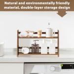 Bamboo 2-Tier Matcha Station Cup Stand