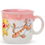 Silver Buffalo Winnie the Pooh Featuring Piglet, Tigger, and Eeyore Reactive Glaze Ceramic Camper Mug, 20 Ounces