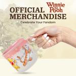 Silver Buffalo Winnie the Pooh Featuring Piglet, Tigger, and Eeyore Reactive Glaze Ceramic Camper Mug, 20 Ounces