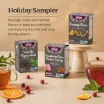 Yogi Tea Holiday Variety Sampler - 16 Bags per Pack (6 Packs) - Holiday Sampler - Includes 2 Vanilla Peppermint, 2 Orange Clove & 2 Cranberry Spice Positive Energy - Seasonal Tea Sampler Set