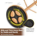 BAMBANG Mug Holder, 360° Rotating Mug Tree Holds 8 Coffee Cups, Space Saving Mug Rack with Stable Base for Kitchen Coffee Bar