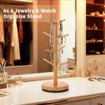 BAMBANG Mug Holder, 360° Rotating Mug Tree Holds 8 Coffee Cups, Space Saving Mug Rack with Stable Base for Kitchen Coffee Bar