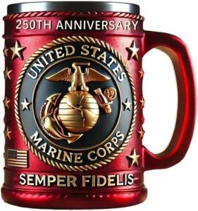 Military 250th Anniversary 3D Coffee Mug