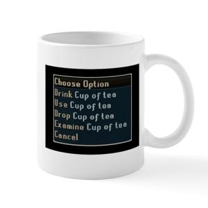 Runescape Novelty Tea Mug - 11 oz Ceramic