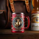 Military 250th Anniversary 3D Coffee Mug