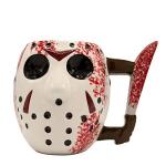Jason Mask Ceramic Coffee Mug, 20 oz