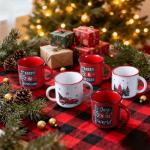 Christmas Coffee Mug Set of 6 – Festive Designs