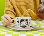 Hello Kitty Black Cat Teacup and Saucer Set