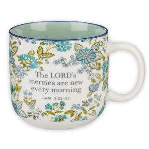 Inspirational Teal Ceramic Mug for Women