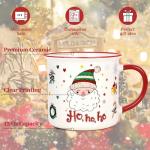Set of 4 Festive Holiday Coffee Mugs