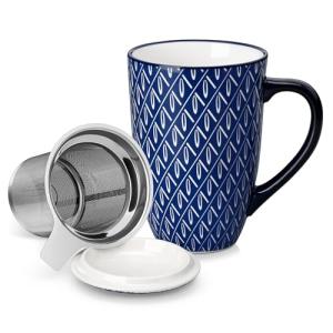 Vancasso Selene 18 oz Tea Mug with Infuser