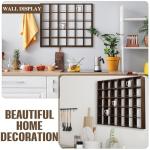 Rustic Wooden Oversize Coffee Mug Display Rack