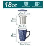 Vancasso Selene 18 oz Tea Mug with Infuser