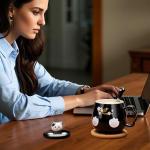 Cute Cat Mug with Lid and Spoon