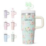 16 oz Stainless Steel Travel Tumbler with Straw