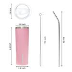 Light Pink 20oz Slim Insulated Travel Cup