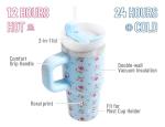 16 oz Stainless Steel Travel Tumbler with Straw