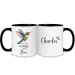Personalized Hummingbird Coffee Mug for Nature Lovers