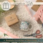 Inspirational Teal Ceramic Mug for Women