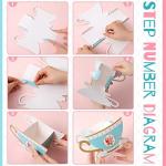 Yinder 6-Pack Floral Tea Party Centerpieces