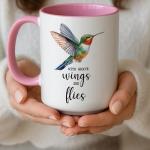 Personalized Hummingbird Coffee Mug for Nature Lovers