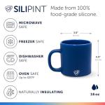 Silipint 16oz Unbreakable Silicone Travel Mug - Classic Blue