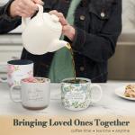 Inspirational Teal Ceramic Mug for Women