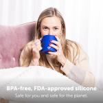 Silipint 16oz Unbreakable Silicone Travel Mug - Classic Blue