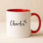 Personalized Hummingbird Coffee Mug for Nature Lovers