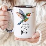 Personalized Hummingbird Coffee Mug for Nature Lovers