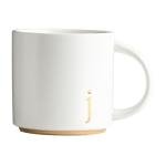 Personalized Monogram Golden Initial Ceramic Mugs