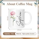Personalized 11oz Ceramic Coffee Mug with Photo