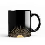 Boho Gold Sun Coffee Mug - 11oz Ceramic