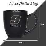 Chase Elliott 15oz Matte Black Bistro Mug