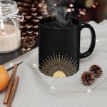 Boho Gold Sun Coffee Mug - 11oz Ceramic